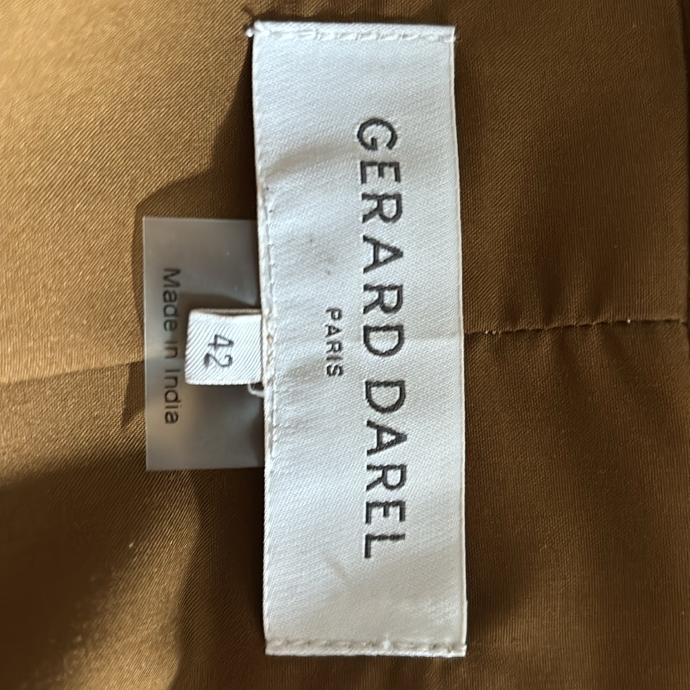 Gerard Darel Suede Moto Jacket Size 10 - Picture 7 of 7